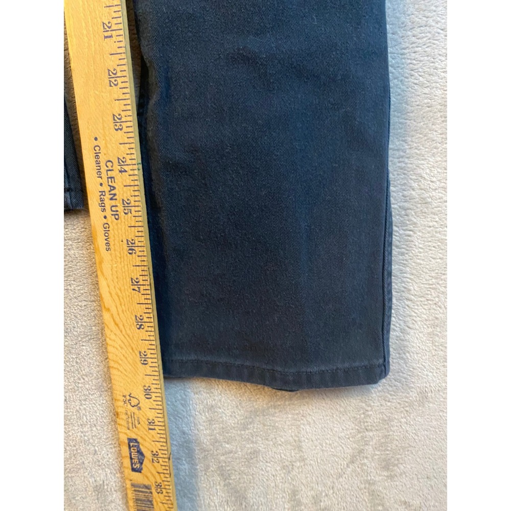 Cabela's Cargo Pants Women 8 Straight Leg Black Side Pocket EUC - Picture 3 of 8
